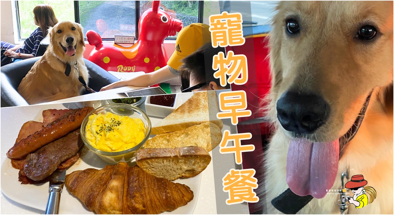 台北寵物友善餐廳|wow cafe寵物友善咖啡廳 深坑早午餐  親子寵物餐廳 有草地奔跑